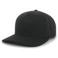 thumbnail image 2 of Pacific Headwear Cotton-Poly Hook-And-Loop Adjustable Cap 302C Black Os, 2 of 2