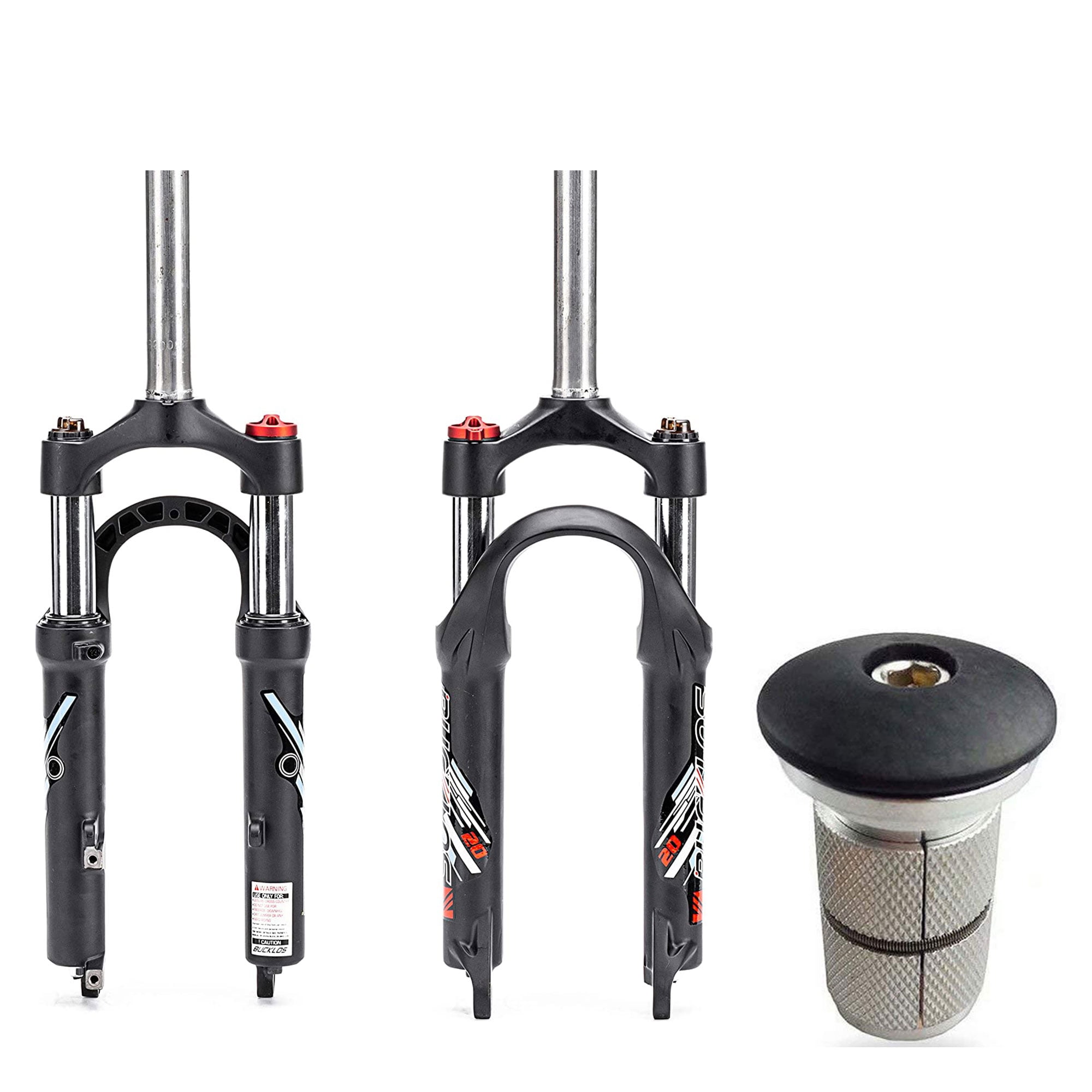 BUCKLOS Coil Folding Bike Suspension Fork 20 inch Threadless Straight