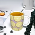 thumbnail image 5 of Yiaed Yellow Lemon Slices Print Ceramics Coffee,Large Handle Design,Extra Large Tea and Coffee Cup for Office and Home Mugs, 5 of 6
