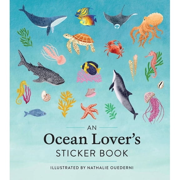 An Ocean Lover's Sticker Book, (Hardcover)