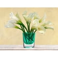 thumbnail image 2 of Antinori, Andrea 18x15 White Modern Wood Framed Museum Art Print Titled - White Callas in a Glass Vase, 2 of 4