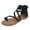 Black, variant on kamemir Womens Flat Sandals Women’s Low Wedges, Platform Sandals(Black,5.5)