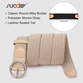 thumbnail image 5 of Braided Belt Elastic Stretch Woven Belts for Women Men Golf Canvas Fabric Belt, 5 of 9