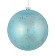 thumbnail image 1 of Vickerman 3" Baby Blue Glitter Clear Ball. This ornament features a clear complexion with a dusting of baby blue glitter inside. Add a touch of glam to any holiday arrangement with this delicate looki, 1 of 1