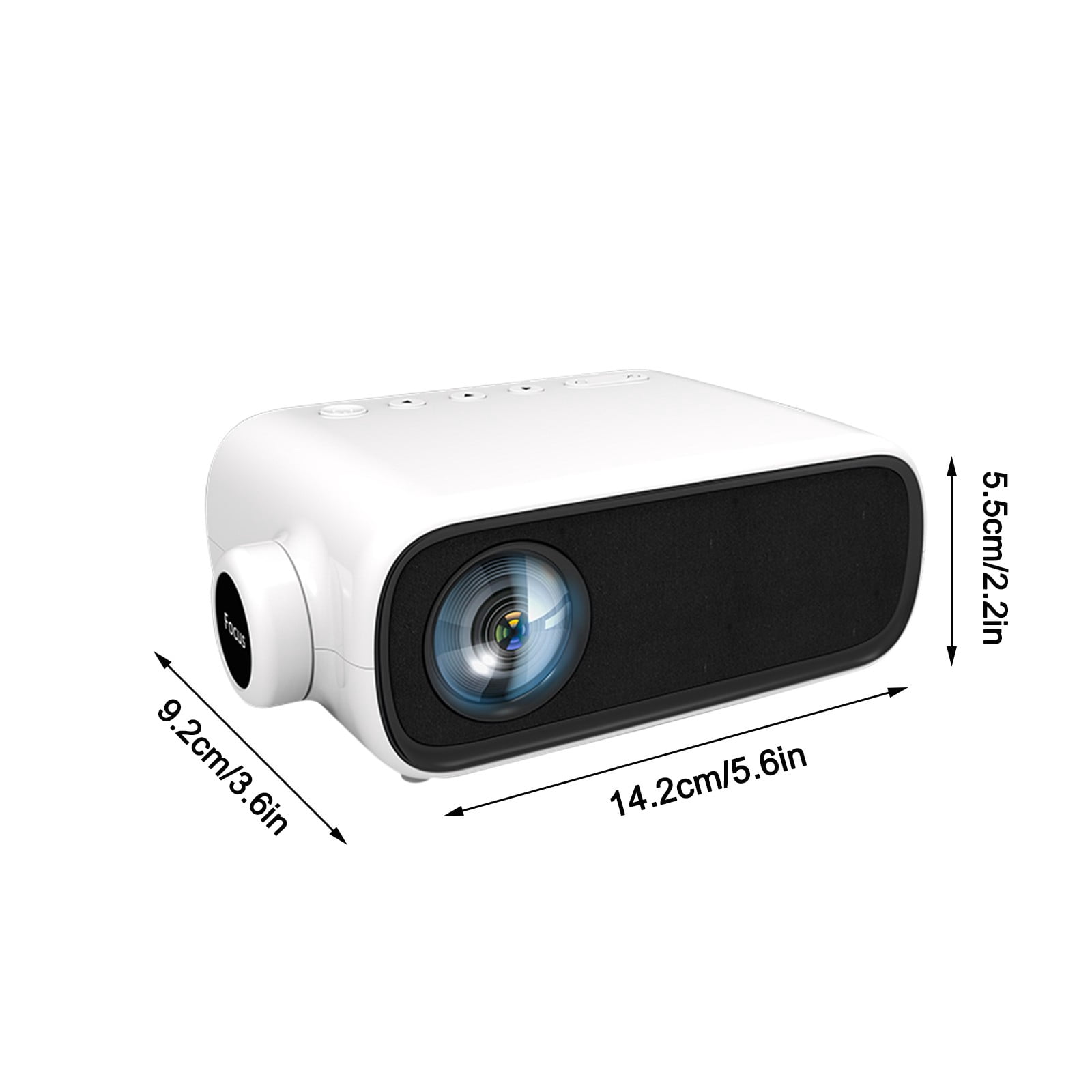 AZXY Portable Projector,Clearance Projector,Mini Projectors on Sale,4k Led Wifi Smart Movie Projector Bluetooth Home Theater for Outside,Compatible with Phone Tv Iphone android Hdmi Laptop
