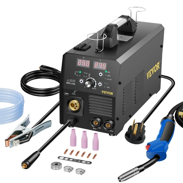VEVOR 250Amp MIG Welder 220V Digital MIG/Lift TIG/Stick 3 in 1 Welder w