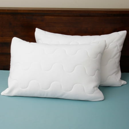 Coolmax Wicking Performance Quilted Pillow Protectors Set Of 2