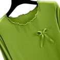 thumbnail image 3 of yillto Women Lounge Sets 2 Piece Long Sleeve Shirts Tops and Loose Pants Lightweight Summer Sleepwear Set, 3 of 6