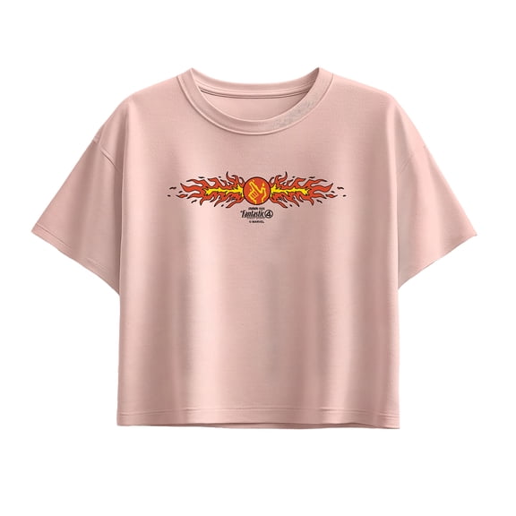 Fantastic Four - Torch - Youth Girls Boxy T-Shirt