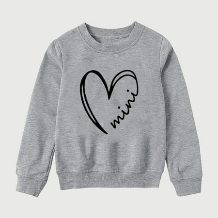 

Christmas Pajamas For Family Mom And I Crew Neck Sweatshirt Clothing Long Sleeve Sweatshirt Family Christmas Pjs Matching Sets