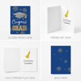 thumbnail image 5 of 24 Pack Blue Fireworks College Graduation Cards Gift With Envelope & Stickers Blank Note Greeting Cards, 5 x 7 Inch, 5 of 6
