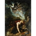 thumbnail image 3 of Theodor Matthias von Holst 11x14 Black Modern Framed Museum Art Print Titled - The Treasure-Seeker (1840), 3 of 5