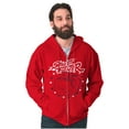 thumbnail image 3 of Street Fighter USA American Guile Zip Hoodie Sweatshirt Men Brisco Brands L, 3 of 6