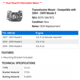 thumbnail image 2 of Transmission Mount - Compatible with 2004 - 2009 Mazda 3 2005 2006 2007 2008, 2 of 2