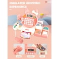 thumbnail image 3 of Cash Register Toy Set For Kids To Role Play Shopkeeper And Supermarket Clerk, Including Scanner, Computer, Light And Sound Effects, Parent-child Inter, 3 of 5