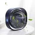 thumbnail image 1 of Mini ventilador USB de 4 pulgadas azul oscuro WT-312 Adepaton FLD-2330, 1 of 8