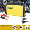 thumbnail image 2 of 12V 2A Smart Battery Charger With LCD Display For Car Motorcycle Lead Acid AGM Gel, 2 of 8