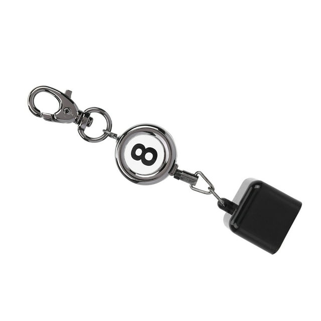 Porte-Craie de Queue de Billard Portable Noir Rétractable Finition de Luxe