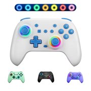 Oilsky 028 Wireless Gaming Controller Compatible with PC,iOS,and Android, Gamepad PC Joystick Gamepad Controller with Turbo Booster -White