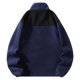 thumbnail image 4 of pstuiky hombres de manga larga, Sudadera con capucha de forro polar personalizada de invierno para hombre, con cuello alto, cálida, holgada, con bloques de color y manga larga. xxl, 4 of 9