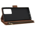 thumbnail image 4 of Case for Samsung Galaxy Note 20 5G Leather Magnetic Handbag Zipper Pocket Cover Wrist Strap, 4 of 5