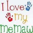 thumbnail image 2 of CafePress - I Love My Memaw Infant Bodysuit - Baby Light Bodysuit, Size Newborn - 24 Months, 2 of 4