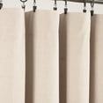 thumbnail image 3 of Lush Decor Linen Button Window Panel Blackout - Blue/White-Single-84 x 40, 3 of 11