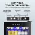 thumbnail image 4 of KNDKO 37 Bottle 145 Can Beverage Refrigerator - 4.5 Cu.Ft. Mini Fridge Cooler, Wine Cooler for Home/Office, 4 of 11