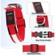 thumbnail image 4 of Collar de perro LED recargable: collares de perro iluminados, collar de cachorro LED ajustable, collar de mascota brillante, luces intermitentes para perros para caminar de noche (rojo, azul, verde,, 4 of 5