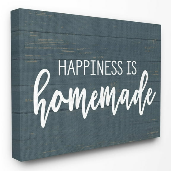 The Stupell Home Decor Collection Happiness Is Homemade Wall Art
