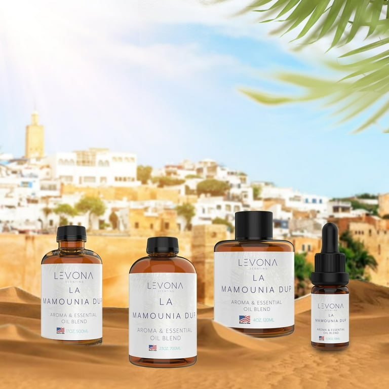 Levona Scents Aroma Diffuser Oil Oil Diffuser Essential Oils for Diffusers for Home Luxury Scents La Mamounia Dup Fragrance Oil Clean Fresh