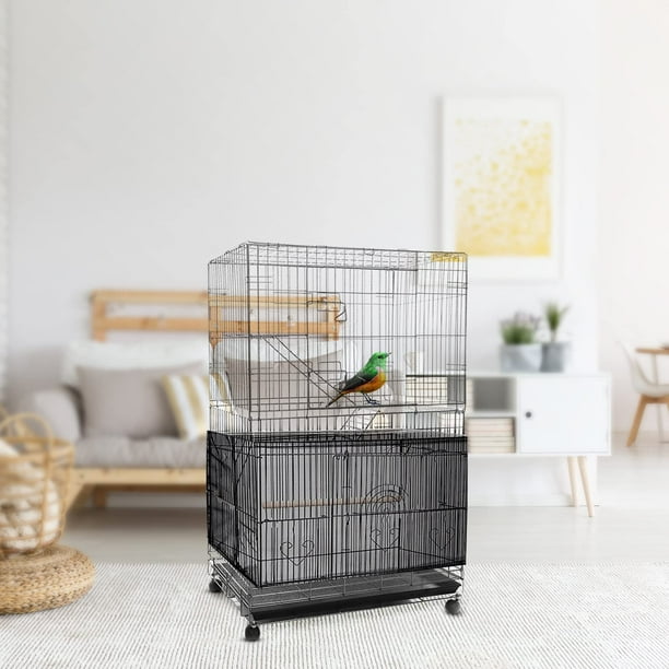 Methold Cubierta de jaula, artesanía exquisita y costuras finas para jaulas de pájaros universales, cubierta de jaula de pájaros universal Jaulas de pájaros