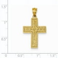 thumbnail image 2 of Beautiful 14k Greek Filigree Cross Pendant, 2 of 2
