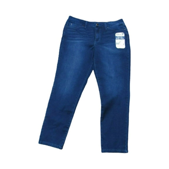 Seven7 Womens High Rise Booty-Shaper Skinny Jean in Society, Size 8