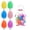 Pink, variant on LEFTHIGH Home Easter Bunny Fillable Egg-Shaped Candy Box Pink Plastic 27x19cm Large Realistic Colorful Party Craft Decoration Hunt Gift Organizer Functional Home