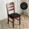 thumbnail image 7 of Genina Waterproof Seat Covers for Dining Room Chairs seat Covers Kitchen Chair Covers slipcovers (Beige, 4 Pcs), 7 of 7