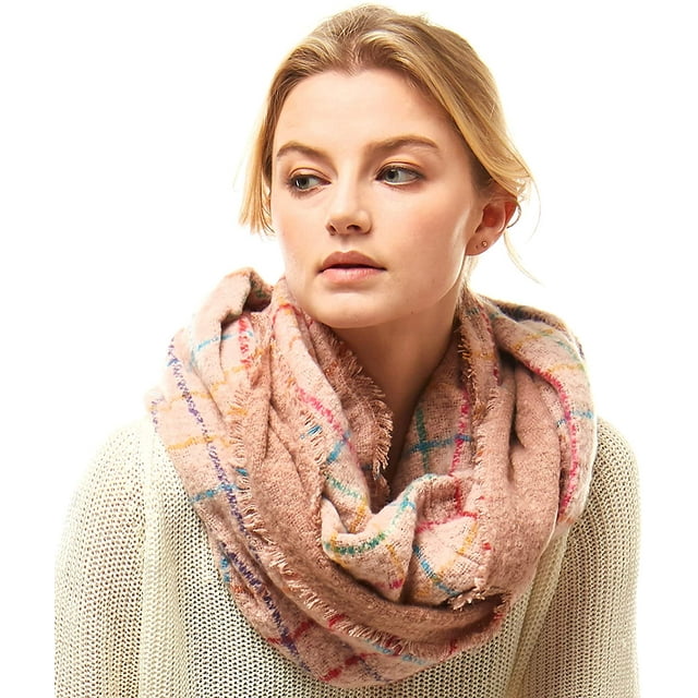 Women's Infinity Scarf - Soft and Warm Winter Loop Neck Warmer Scarves - Various Patterns and Colors.