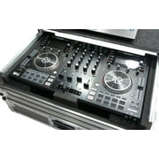 Harmony DJ 3/8 Black Laminated Plywood Flight Case with Spring Loaded Handle, Black