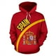 thumbnail image 2 of Sudadera con capucha con gráfico de emblema español para hombre y mujer, ropa con estampado 3D de la bandera nacional de España, novedad en sudaderas con capucha, moda Harajuku y2k, 2 of 5