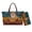 Sunflower Fox, variant on ZUXONGSY Leather Owl Print Top Handle Bag and Wristlet Wallet 2 PCS for Women Large Top Handle Satchel with PU Purses Top Handle Tote Bag with Handle for Shopping, Tours, Hiking
