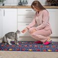 thumbnail image 3 of Pioneer Flower Floral Print Pattern Kitchen Rugs Sets Of 2, Anti Fatigue Non Slip Washable Floor Mats for Kitchen Sink Laundry, 17X30 Inch + 17X47 Inch, 3 of 6