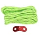 thumbnail image 1 of Cuerda para tienda de campaña resistente al viento para aventuras al aire libre Cuerda reflectante para acampar de 4 mm de color verde fluorescente, 1 of 8