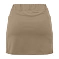 thumbnail image 6 of Clearance Abomasnow Tennis Skirts for Women Inner Shorts Pleated Golf Athletic Skorts Pockets High Waisted Workout Running Pickleball Sports XXXL Brown, 6 of 6
