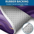 thumbnail image 4 of Purple Gold Wave Marble Bathroom Rugs Sets 3 Piece,Toilet Cover Set,Absorbent Non Slip Bathroom Mats Sets with U-Shaped Contour Rug Toilet Rug Set, 4 of 5