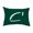 Green, variant on Simply Daisy, 14" x 20" Football Cranberry Abstract Decorative Outdoor Pillow
