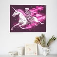 thumbnail image 6 of Gukieu Skull White Horse Print Horizontal Canvas Decorative Painting 12x16 Inch Shrinkage Resistant Frame Hanging Home Wall Art Decor, 6 of 6