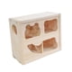 thumbnail image 2 of Casa de hámster de madera de dos pisos con decoración de hábitat, cabaña diseñada en forma de túnel para pequeños, 2 of 6