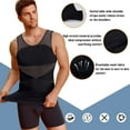 thumbnail image 5 of Yiaimeir Men's Compression Tank Top Slimming Body Shaper Vest Breathable Mesh Design For Workout Fitness And Everyday Wear,Size S-3XL, 5 of 5