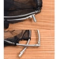 thumbnail image 4 of Fishing Landing Net Head with Strong Stainless Steel Frame and Dense Nylon Mesh 40cm Foldable Black, 4 of 8