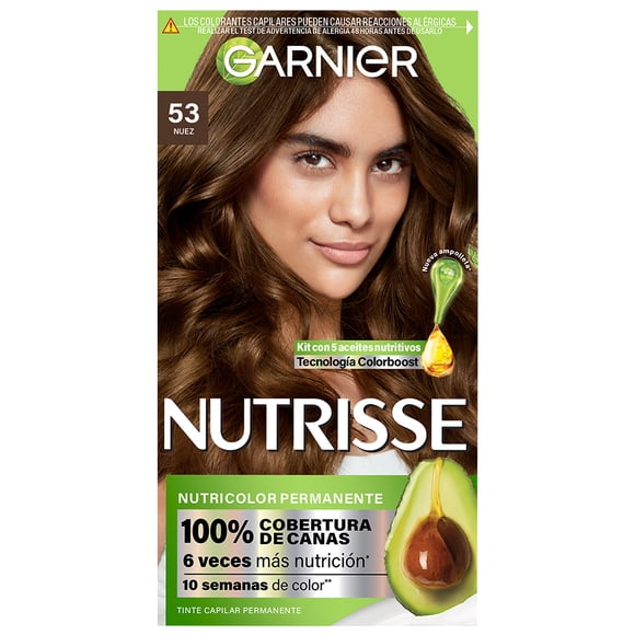 Tinte para cabello Garnier Nutrisse 53 nuez